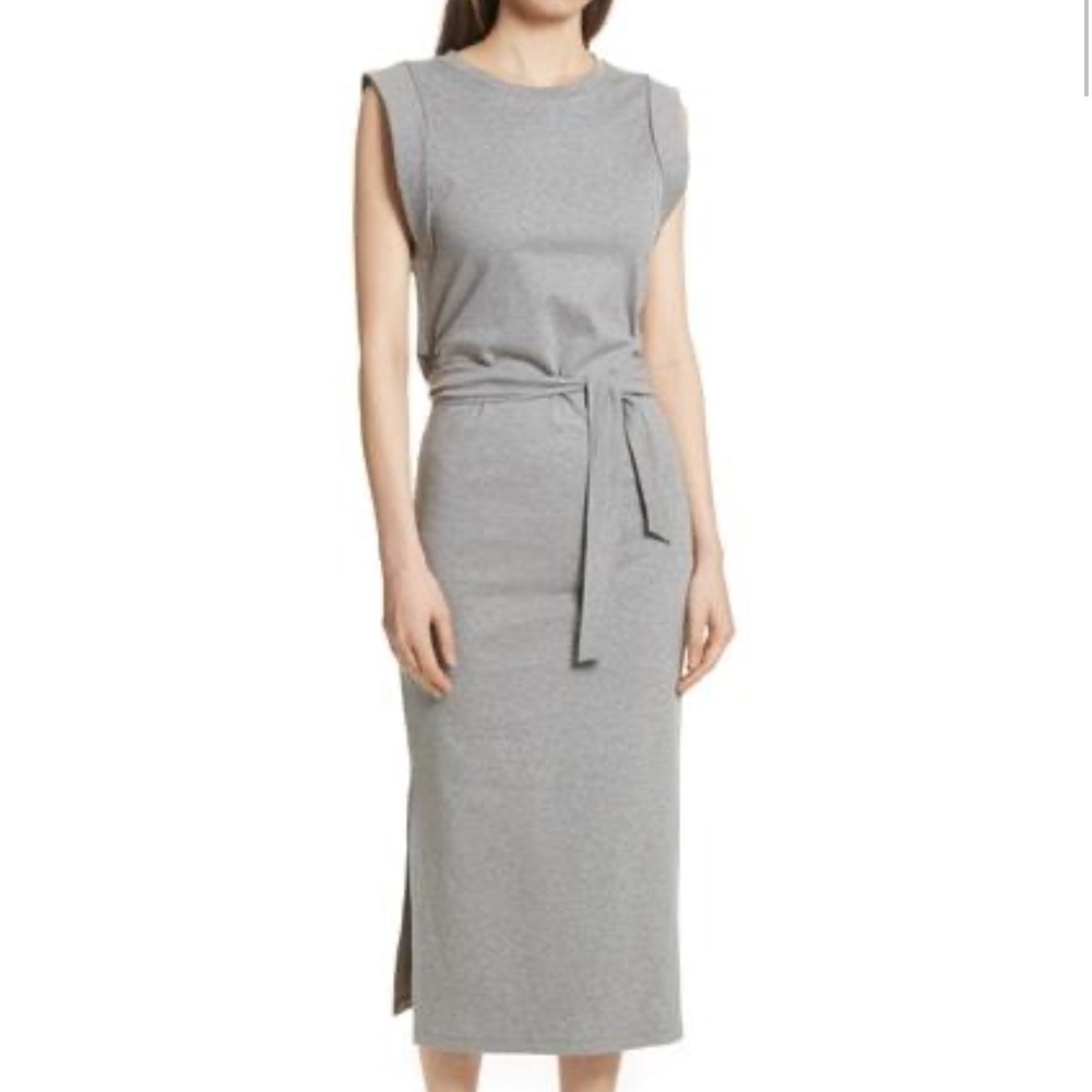 Vince Cotton Wrap Dress